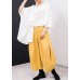 2019 summr yellow women red cotton harem pants