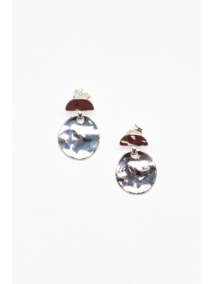 Rachel Silver Geo Shape Earring