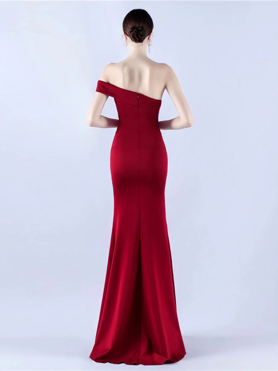 Off Shoulder Split Thigh Prom Dress MYN1007 Off Shoulder Split Thigh Prom Dress MYN1007