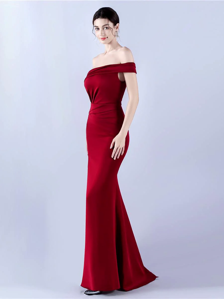 Off Shoulder Split Thigh Prom Dress MYN1007 Off Shoulder Split Thigh Prom Dress MYN1007
